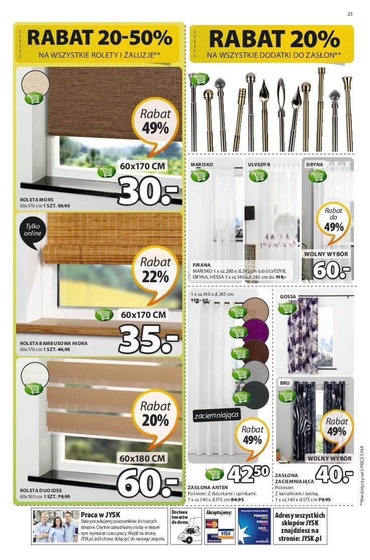Gazetka promocyjna Jysk str. 23