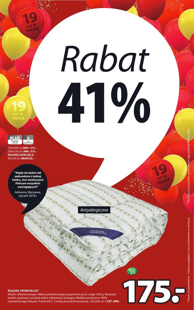 Gazetka promocyjna Jysk str. 15