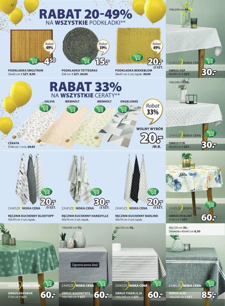 Gazetka promocyjna Jysk str. 22