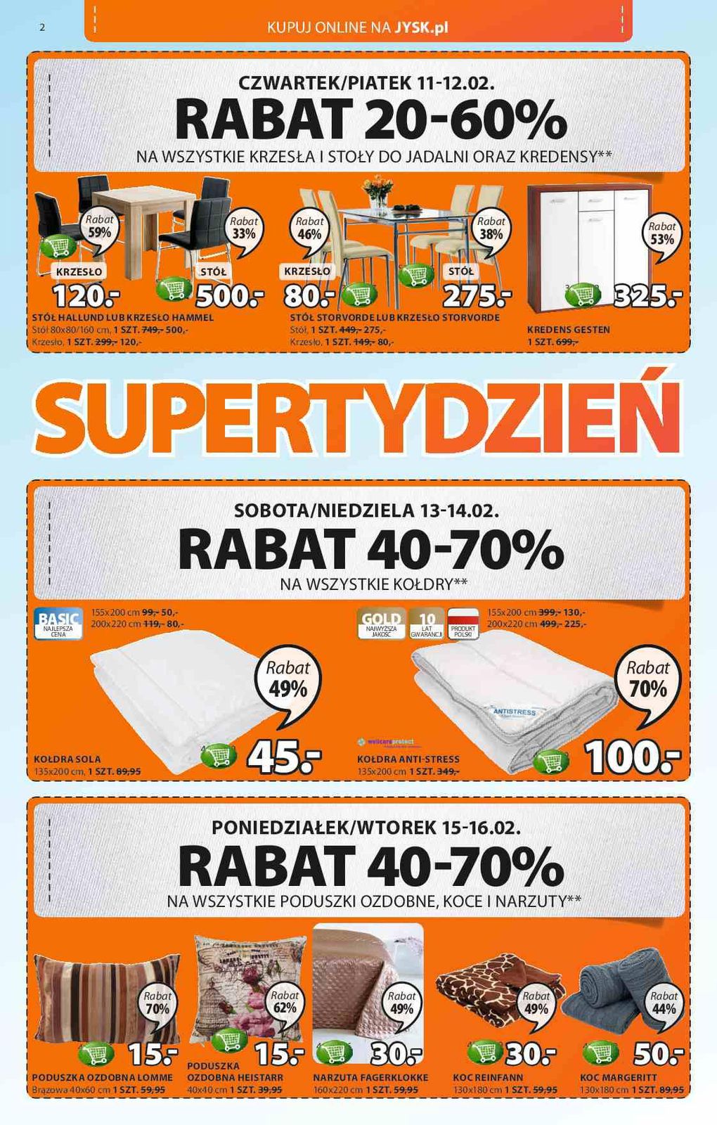 Gazetka promocyjna Jysk str. 2