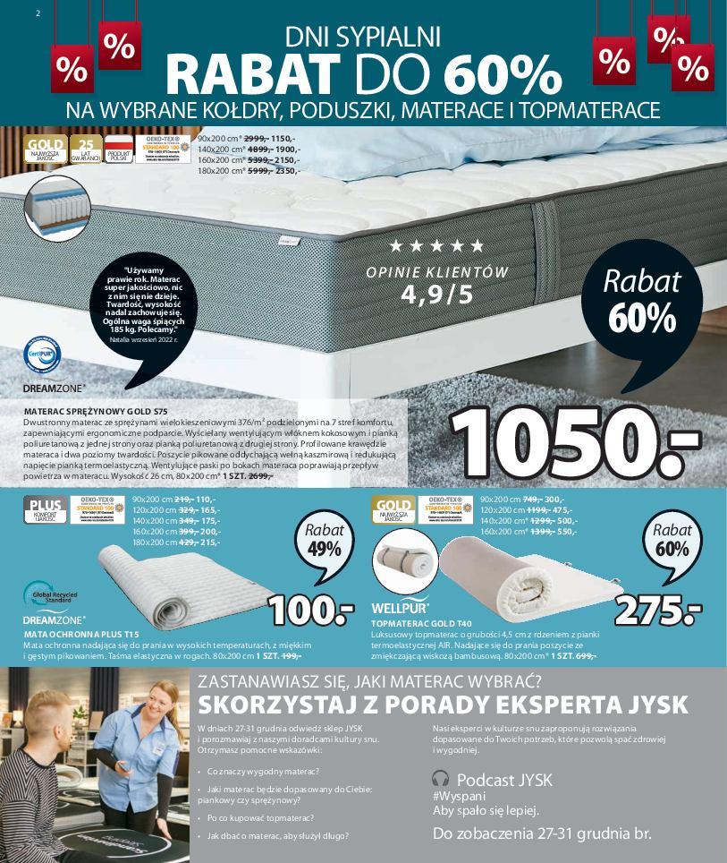 Gazetka promocyjna Jysk str. 2