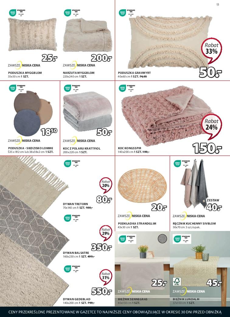 Gazetka promocyjna Jysk str. 13