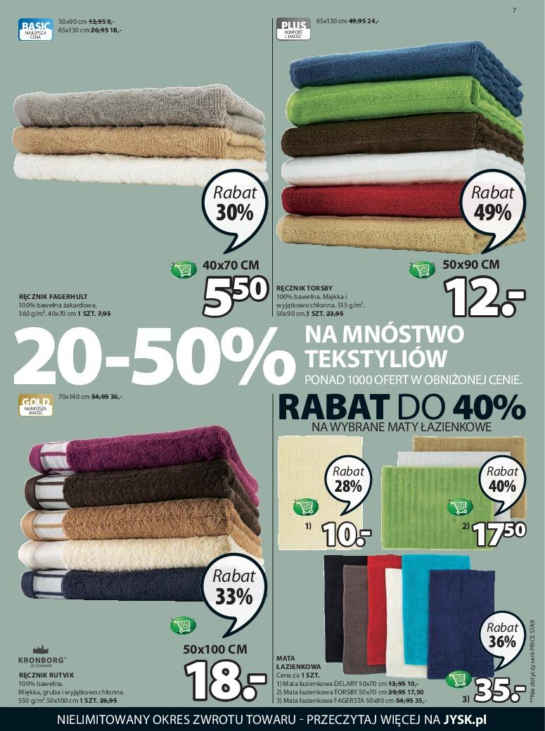 Gazetka promocyjna Jysk str. 7