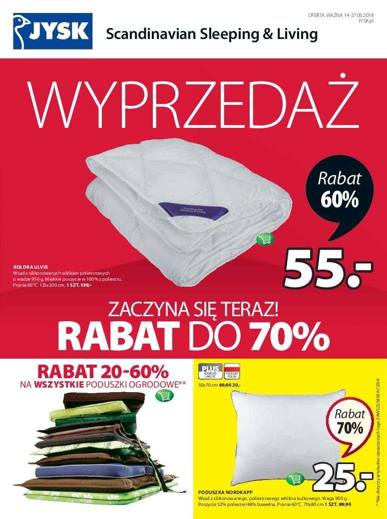 Gazetka promocyjna Jysk str. 1