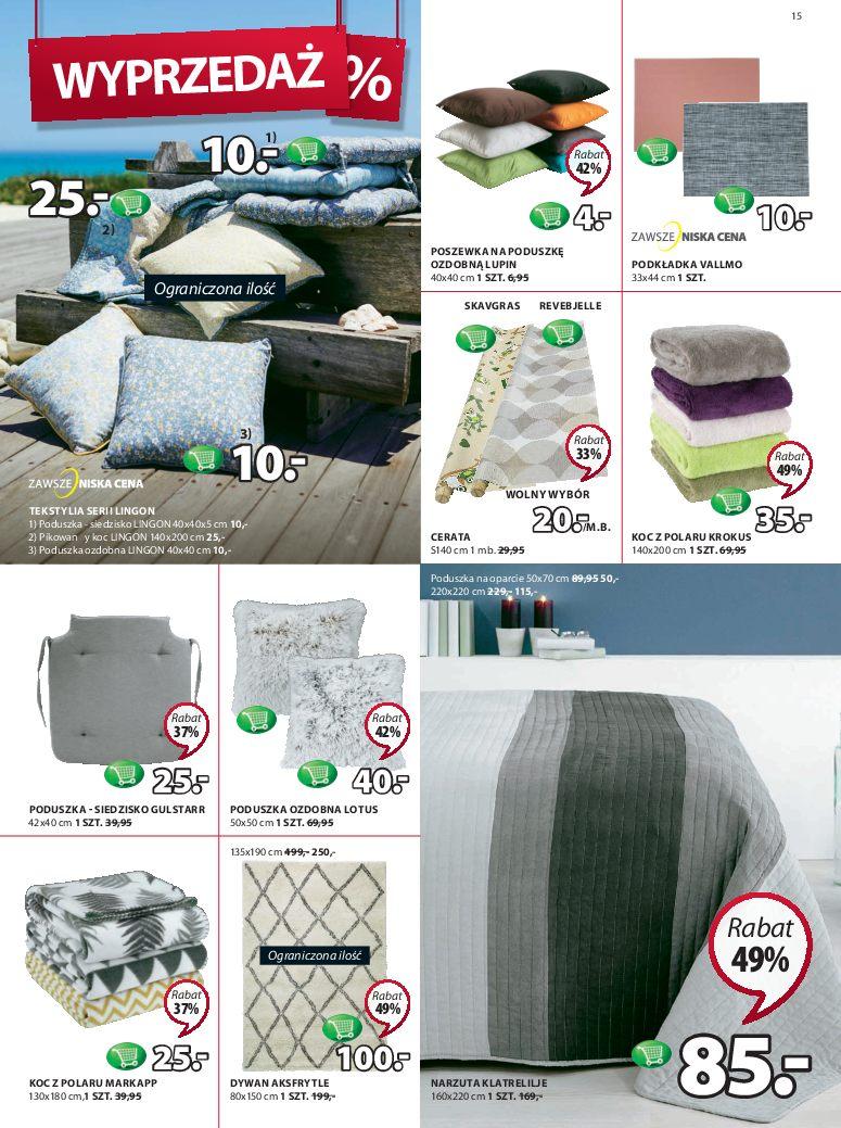 Gazetka promocyjna Jysk str. 15