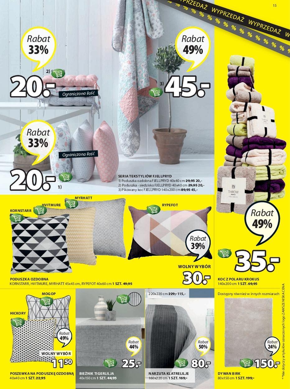 Gazetka promocyjna Jysk str. 15