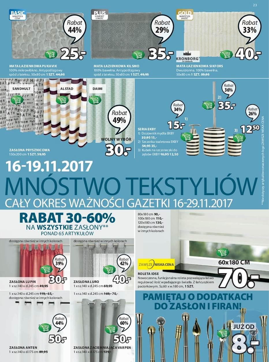 Gazetka promocyjna Jysk str. 23