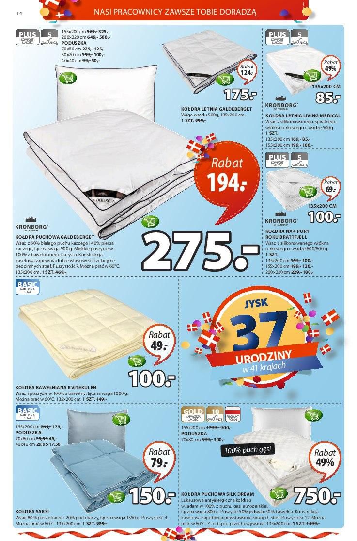 Gazetka promocyjna Jysk str. 14