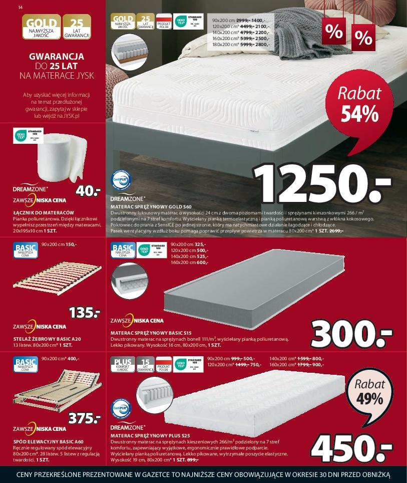 Gazetka promocyjna Jysk str. 14