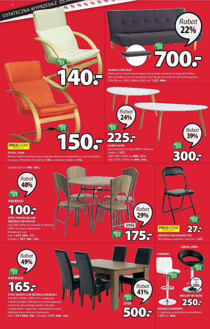 Gazetka promocyjna Jysk str. 2