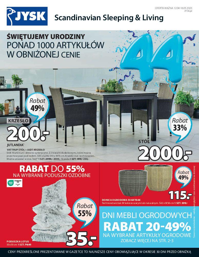 Gazetka promocyjna Jysk str. 1