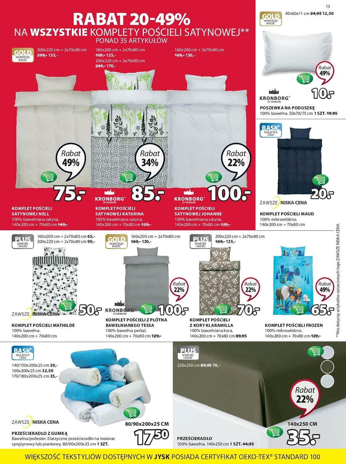 Gazetka promocyjna Jysk str. 13