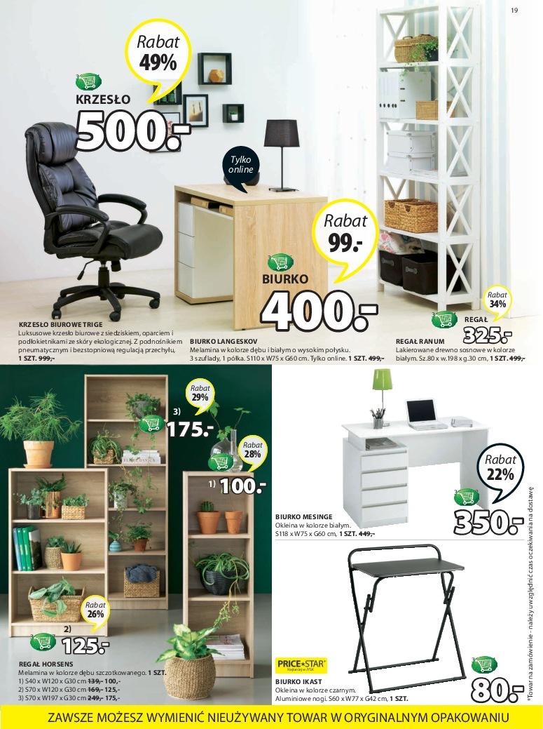 Gazetka promocyjna Jysk str. 19