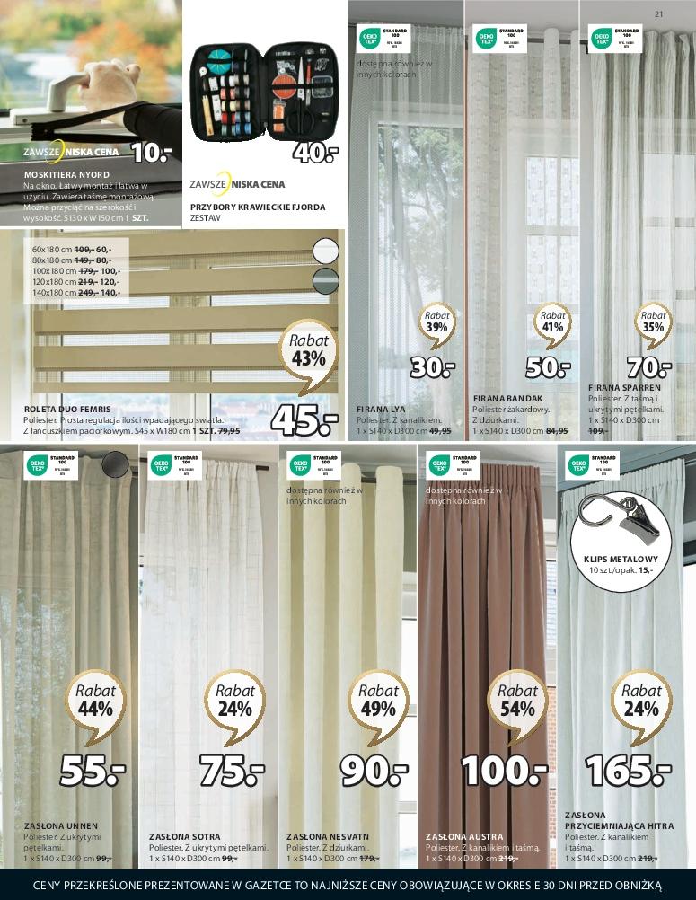 Gazetka promocyjna Jysk str. 21