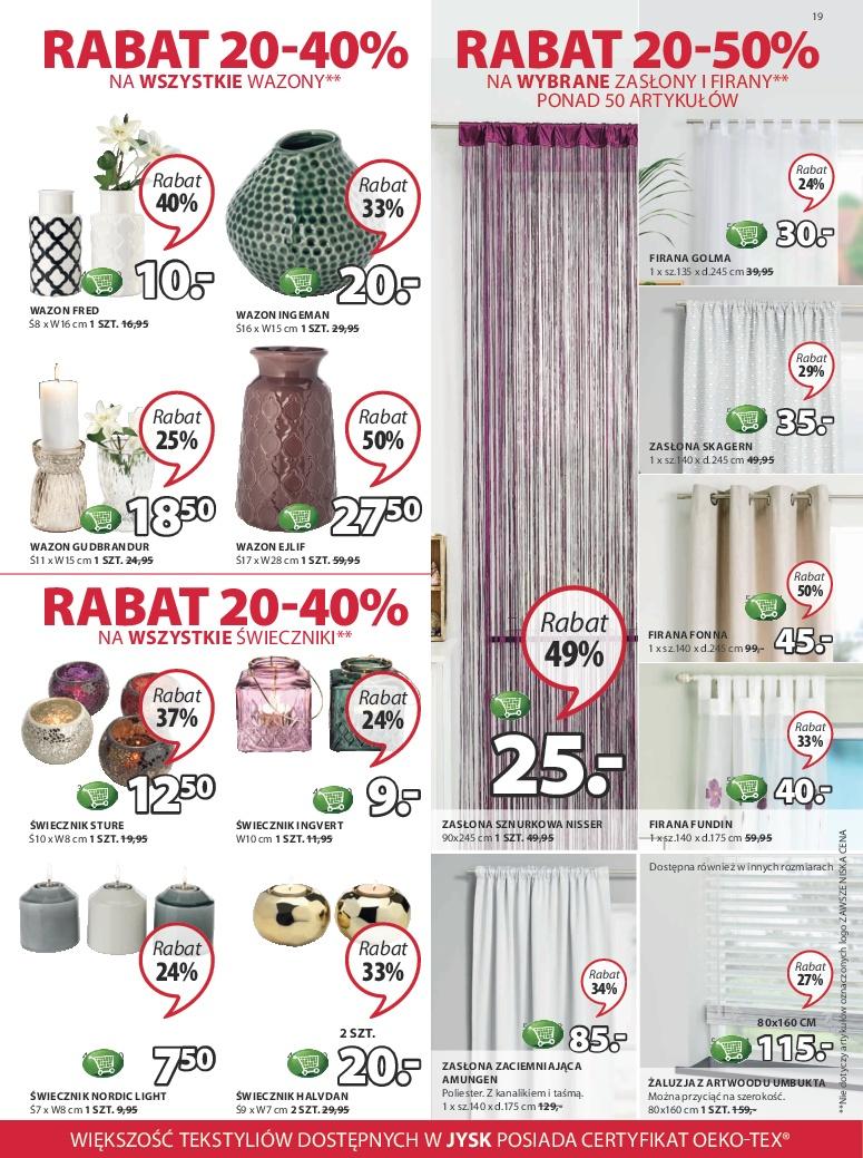 Gazetka promocyjna Jysk str. 19