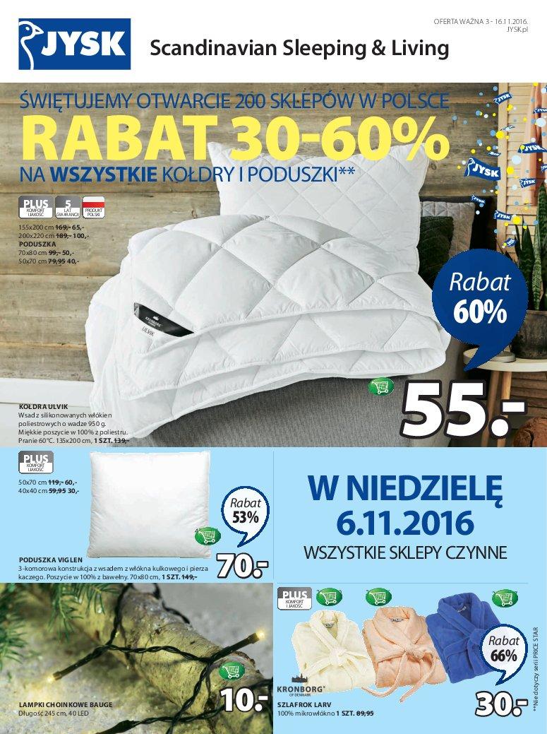 Gazetka promocyjna Jysk str. 1