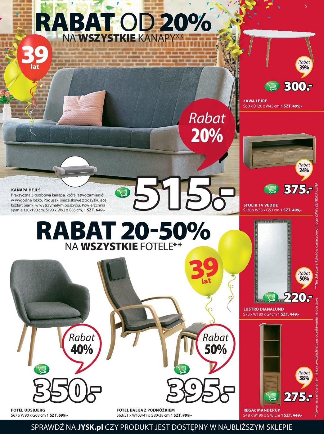 Gazetka promocyjna Jysk str. 5