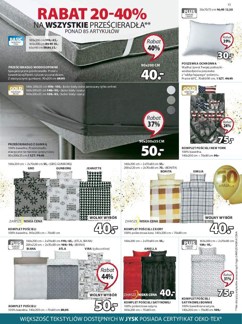 Gazetka promocyjna Jysk str. 15