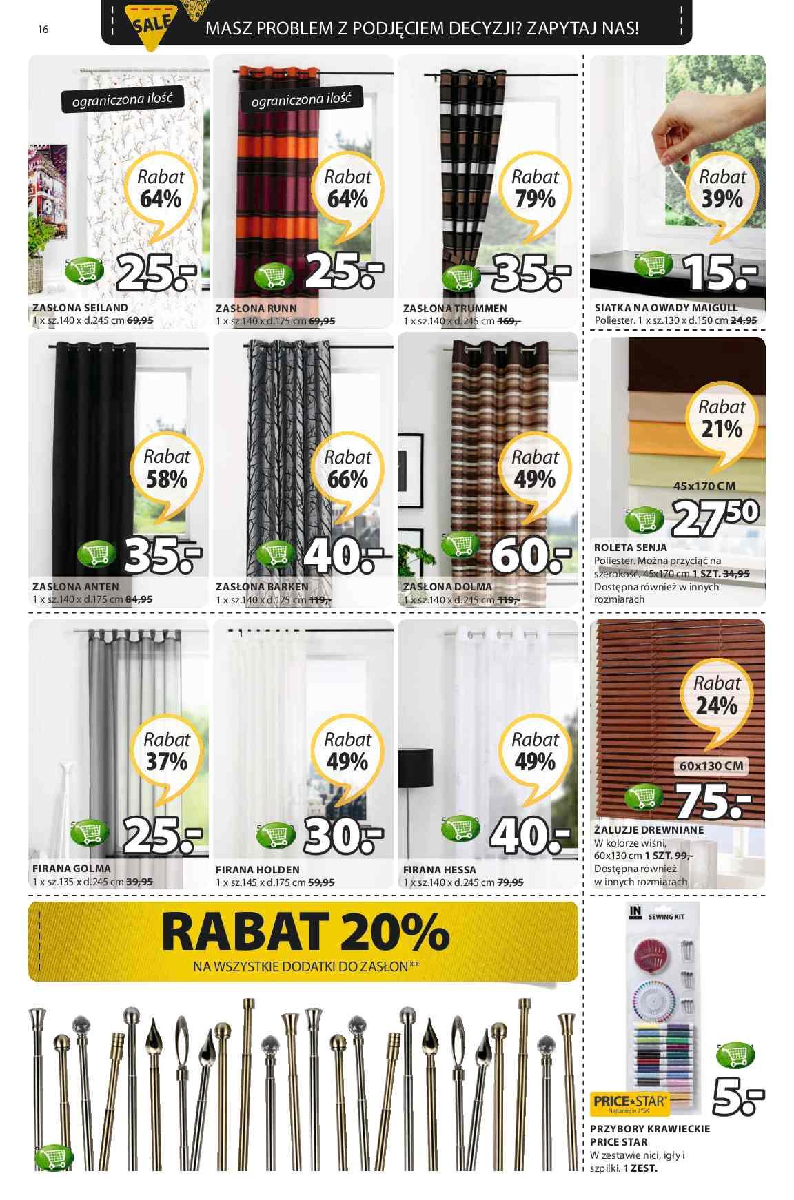 Gazetka promocyjna Jysk str. 16