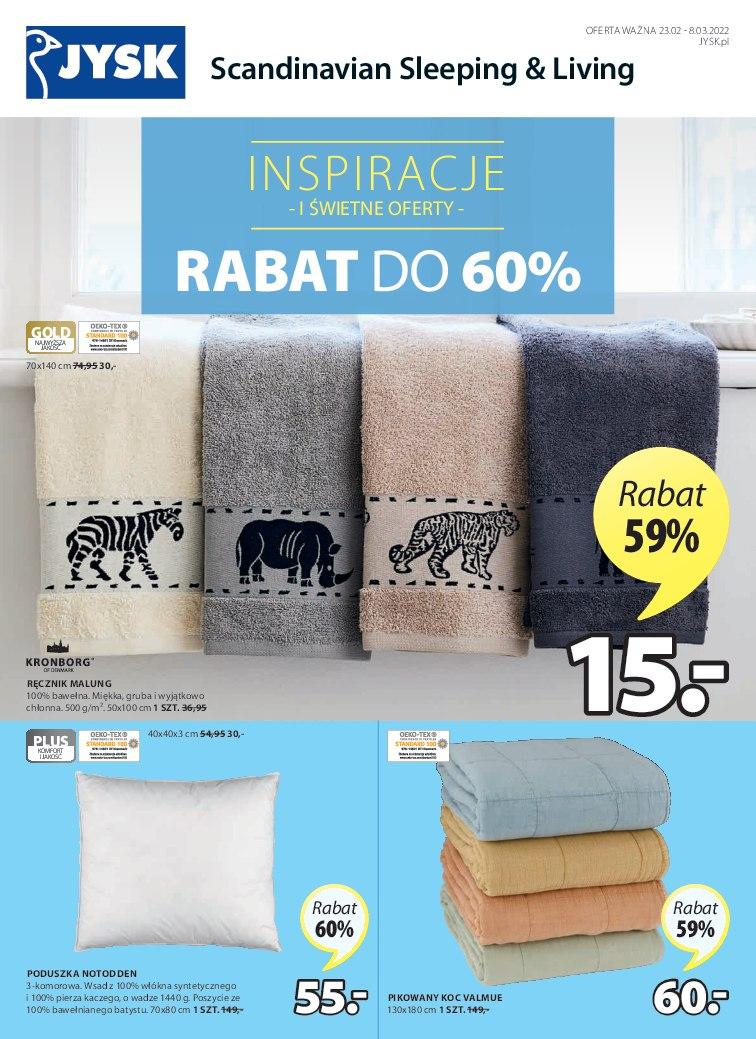 Gazetka promocyjna Jysk str. 1