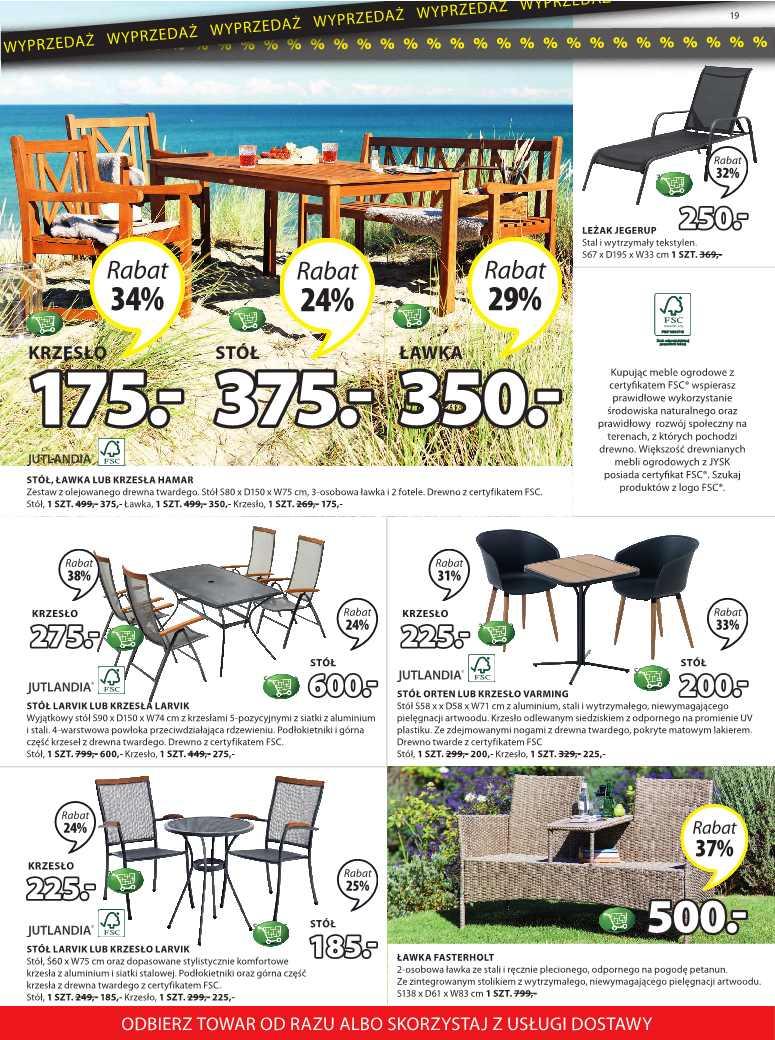 Gazetka promocyjna Jysk str. 19