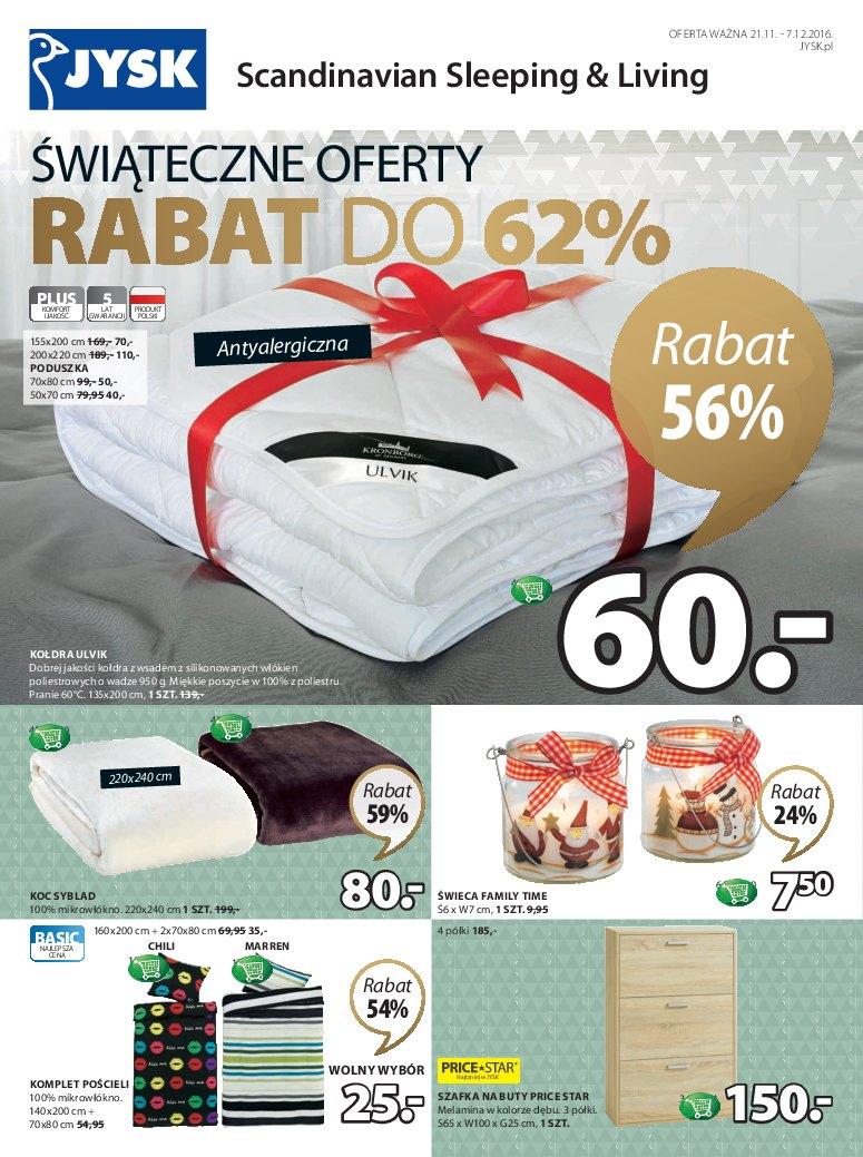 Gazetka promocyjna Jysk str. 1