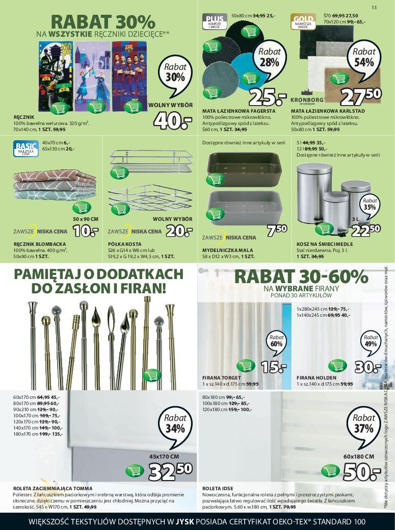 Gazetka promocyjna Jysk str. 13