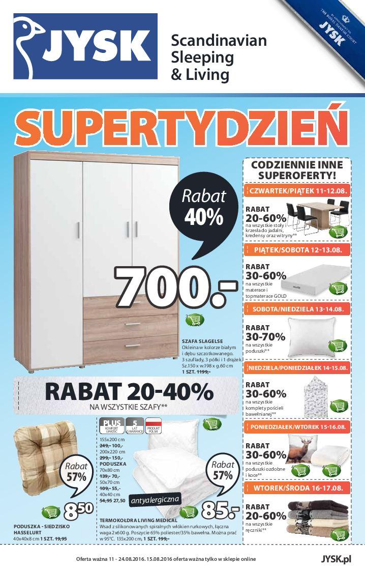Gazetka promocyjna Jysk str. 1