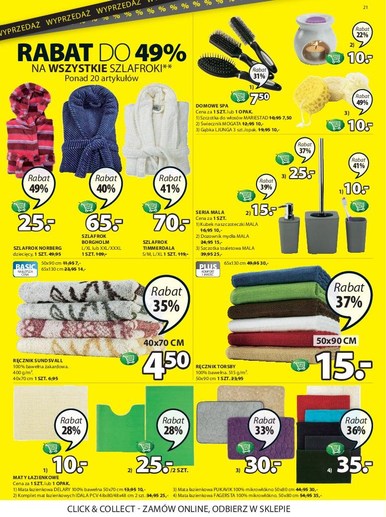 Gazetka promocyjna Jysk str. 21