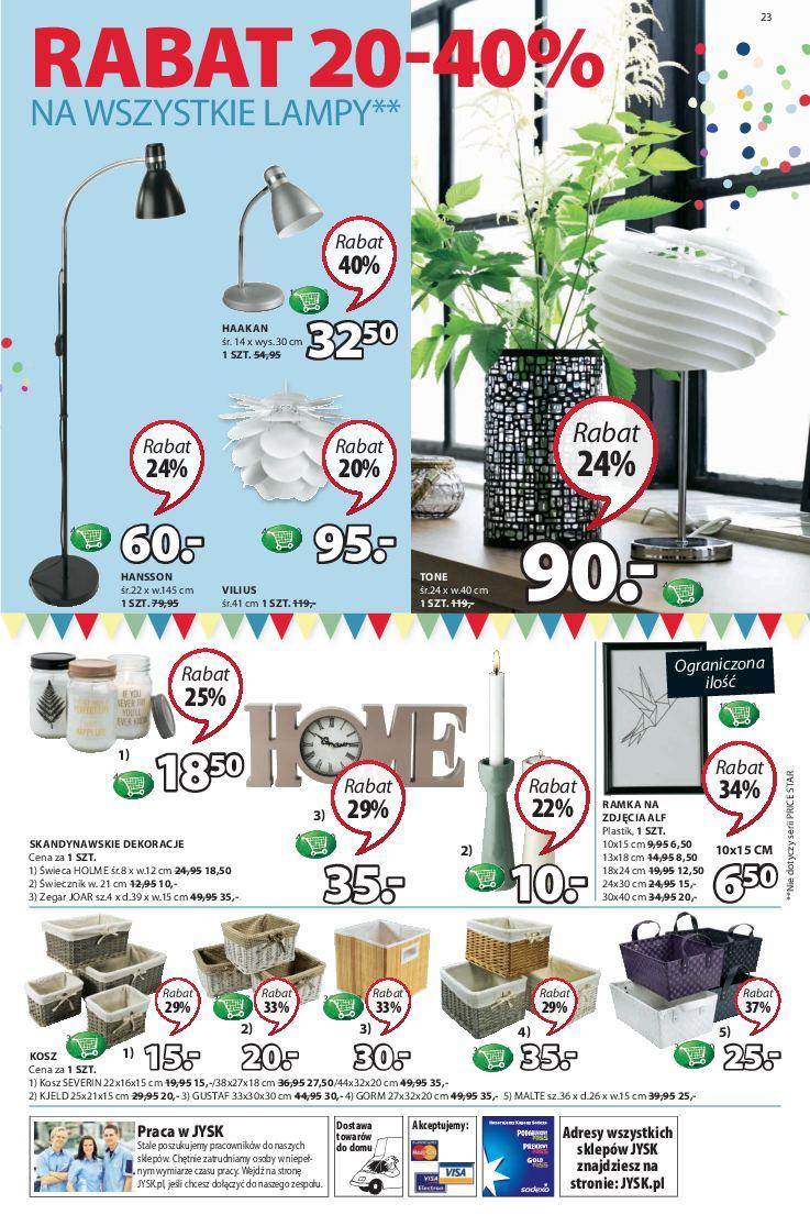 Gazetka promocyjna Jysk str. 23