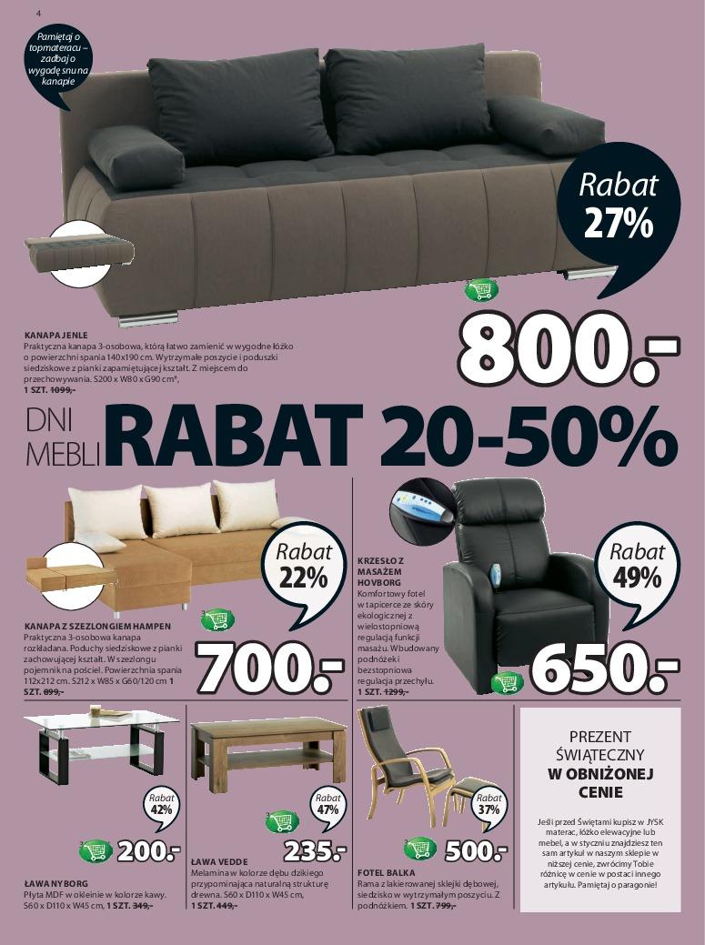 Gazetka promocyjna Jysk str. 4