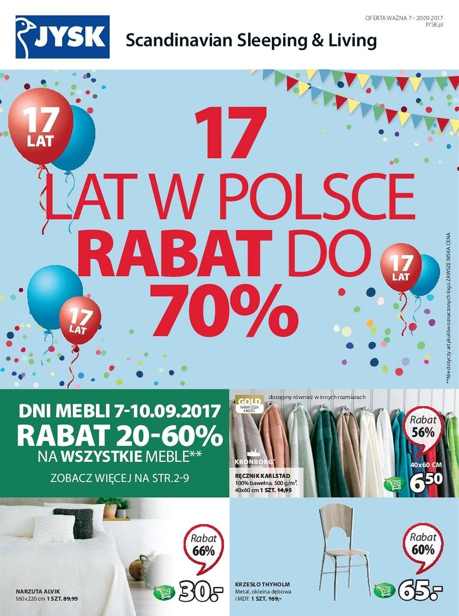 Gazetka promocyjna Jysk str. 1