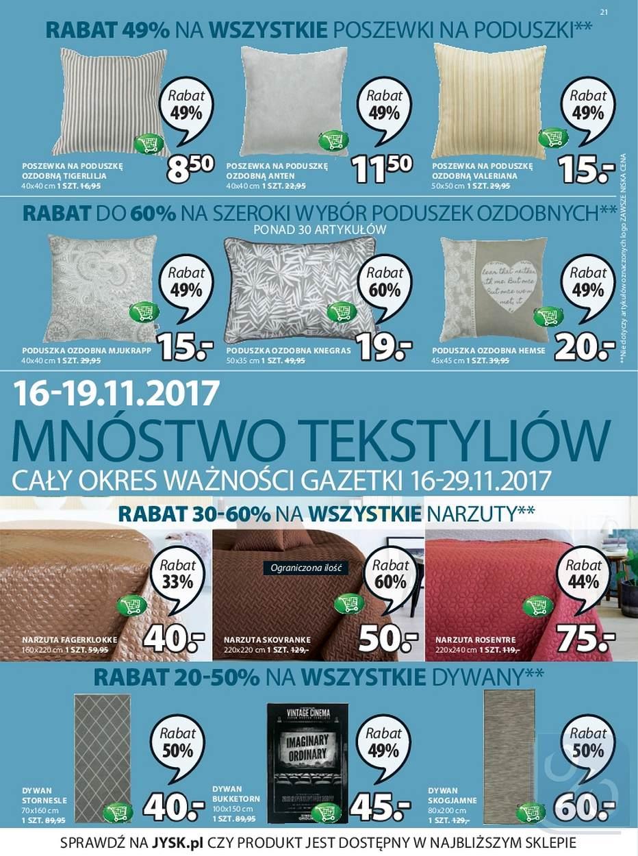 Gazetka promocyjna Jysk str. 21