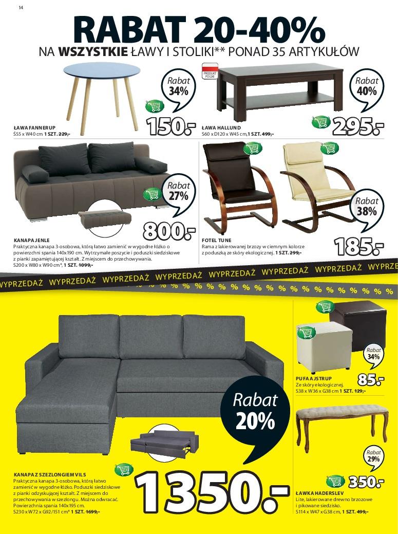 Gazetka promocyjna Jysk str. 14