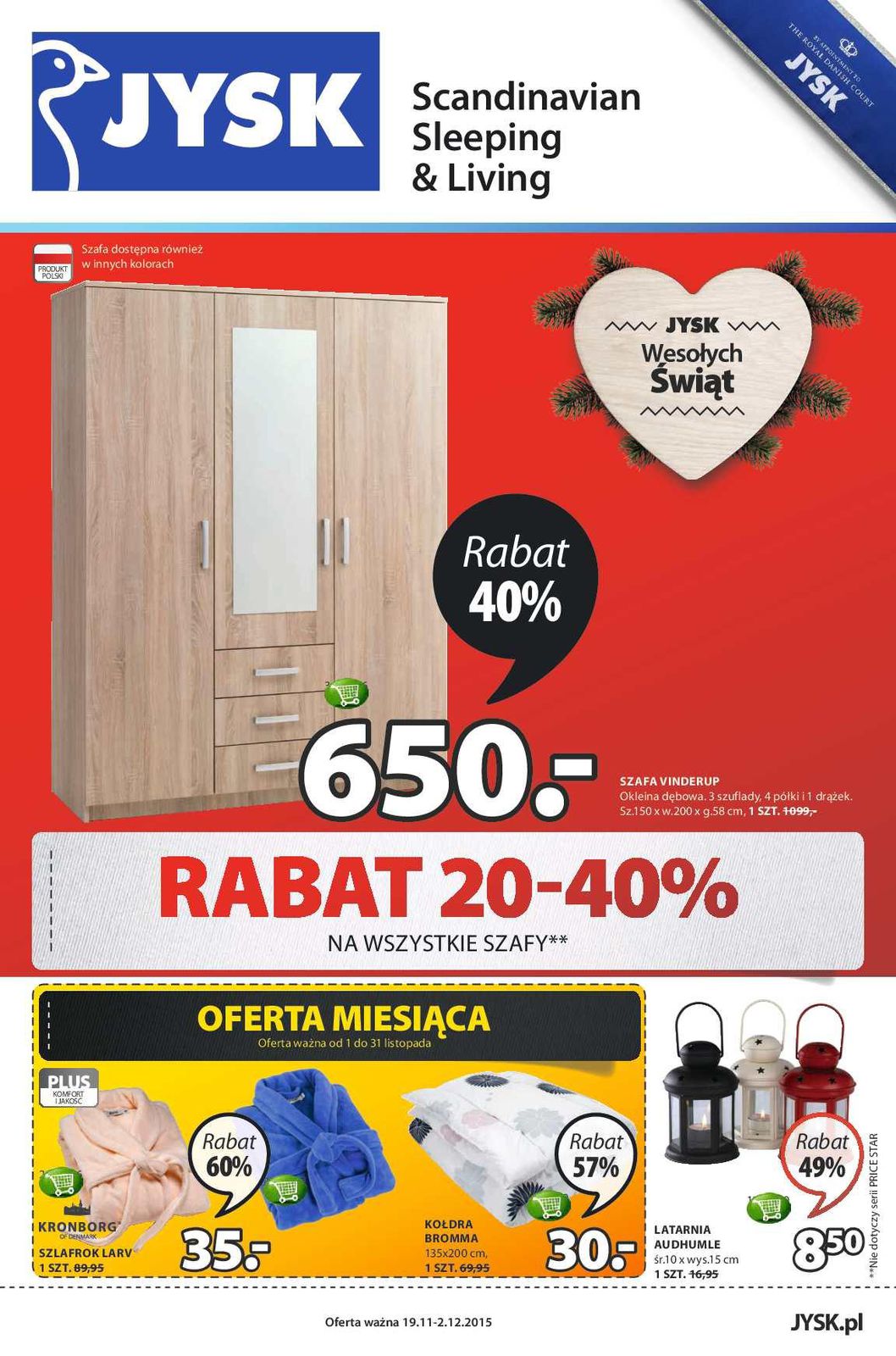 Gazetka promocyjna Jysk str. 1