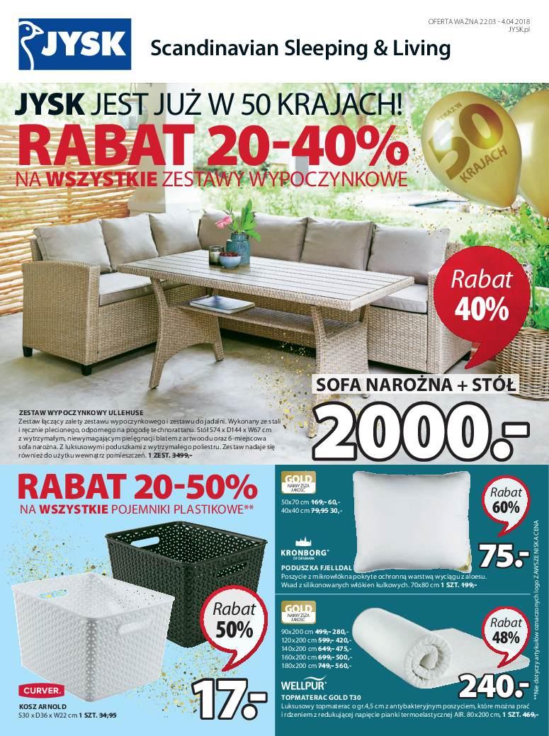 Gazetka promocyjna Jysk str. 1