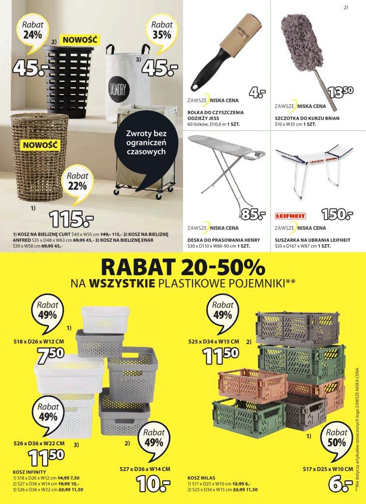 Gazetka promocyjna Jysk str. 21