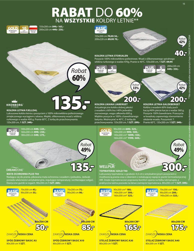Gazetka promocyjna Jysk str. 15