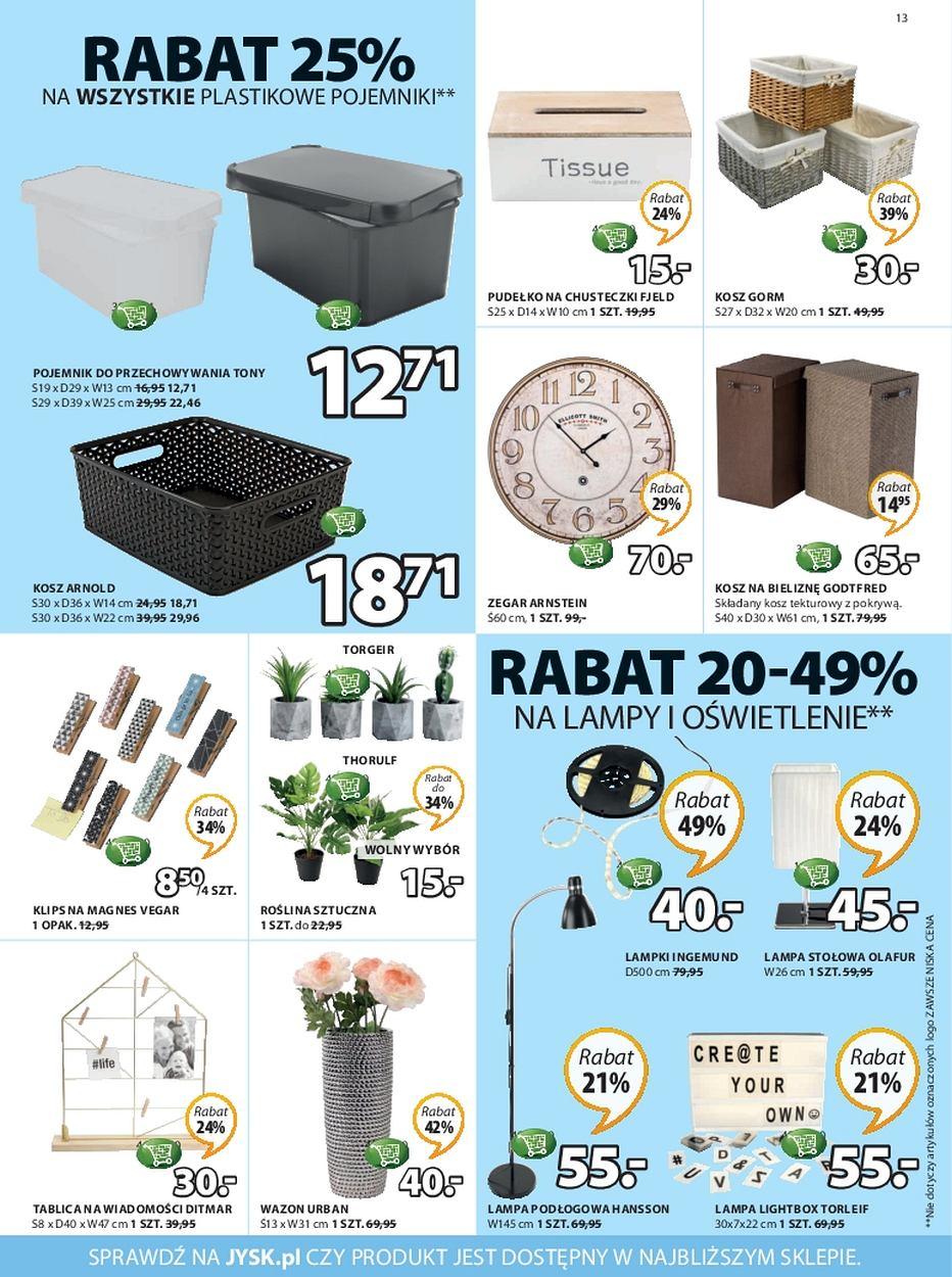 Gazetka promocyjna Jysk str. 13