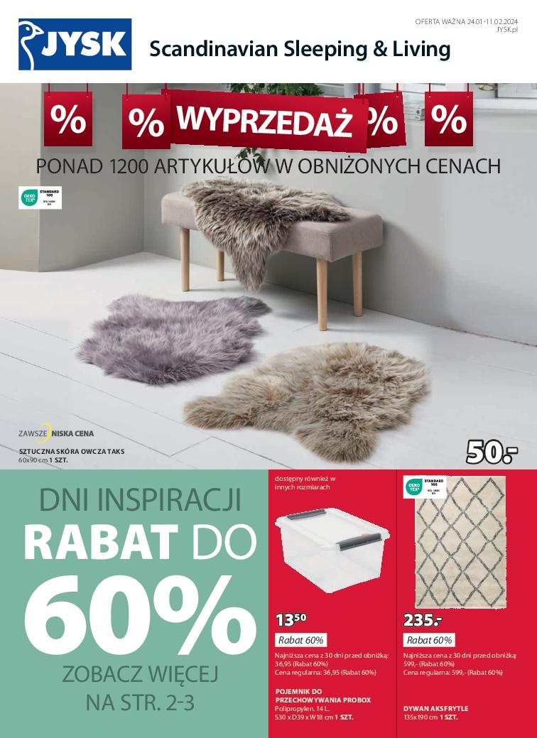 Gazetka promocyjna Jysk str. 1