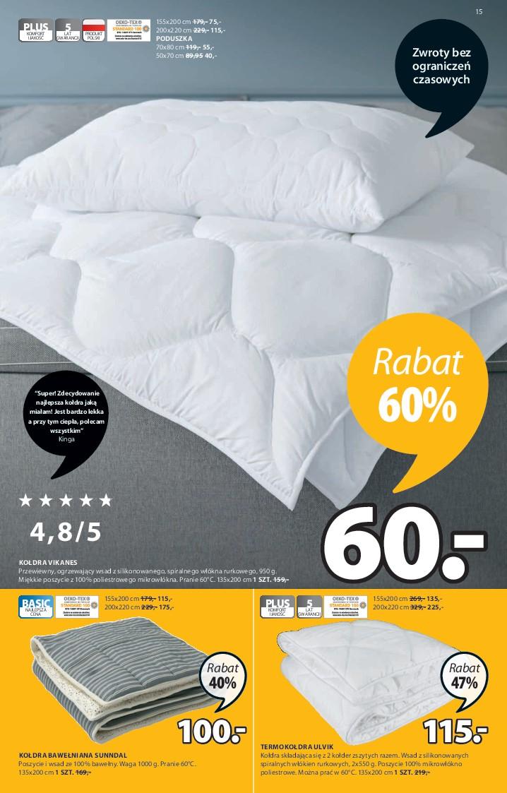 Gazetka promocyjna Jysk str. 15