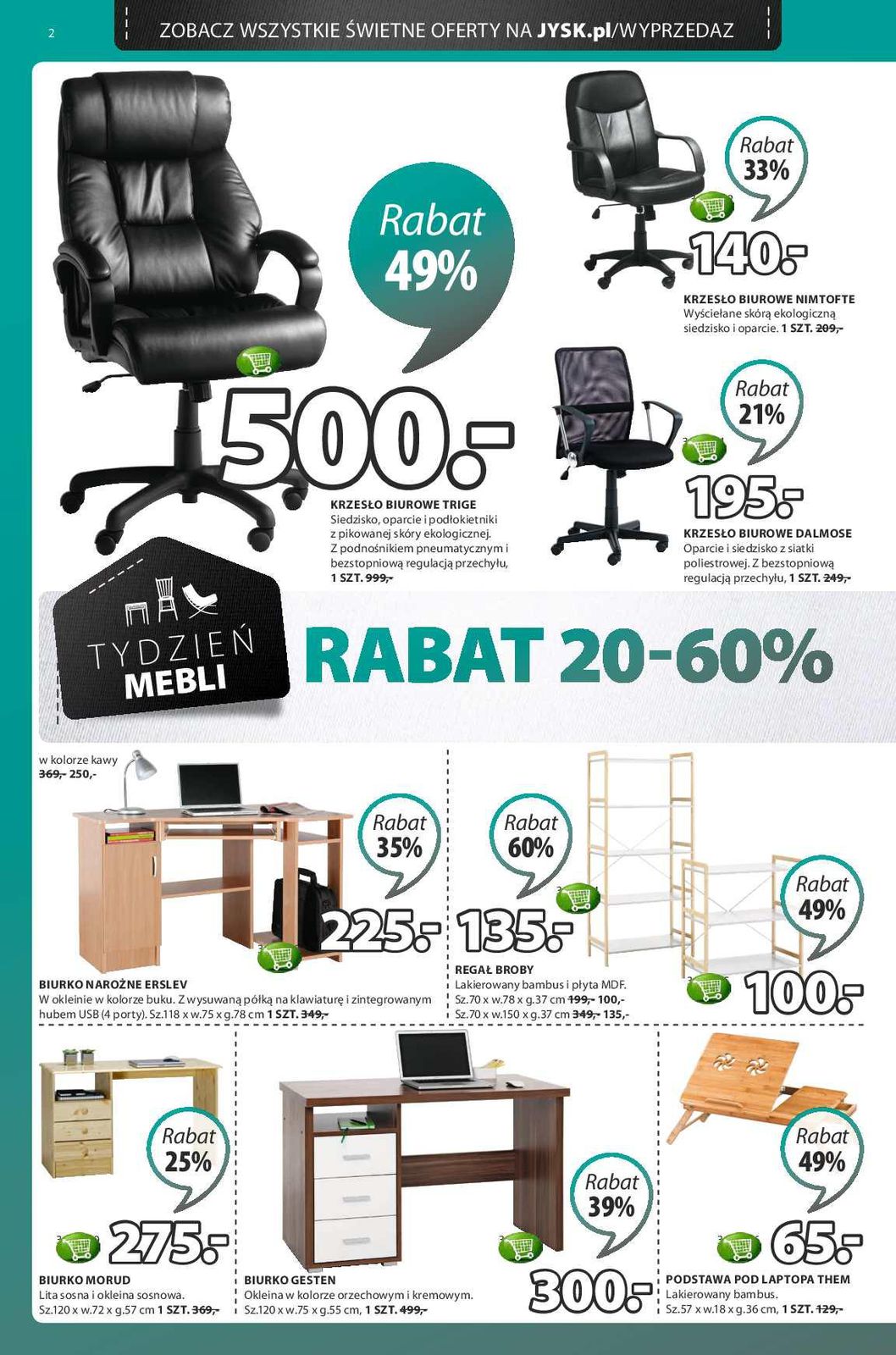 Gazetka promocyjna Jysk str. 2
