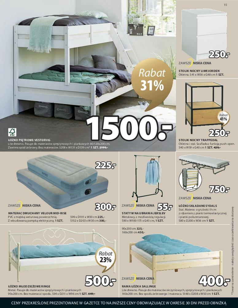 Gazetka promocyjna Jysk str. 15