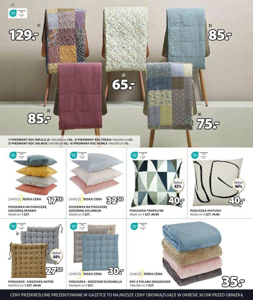 Gazetka promocyjna Jysk str. 22