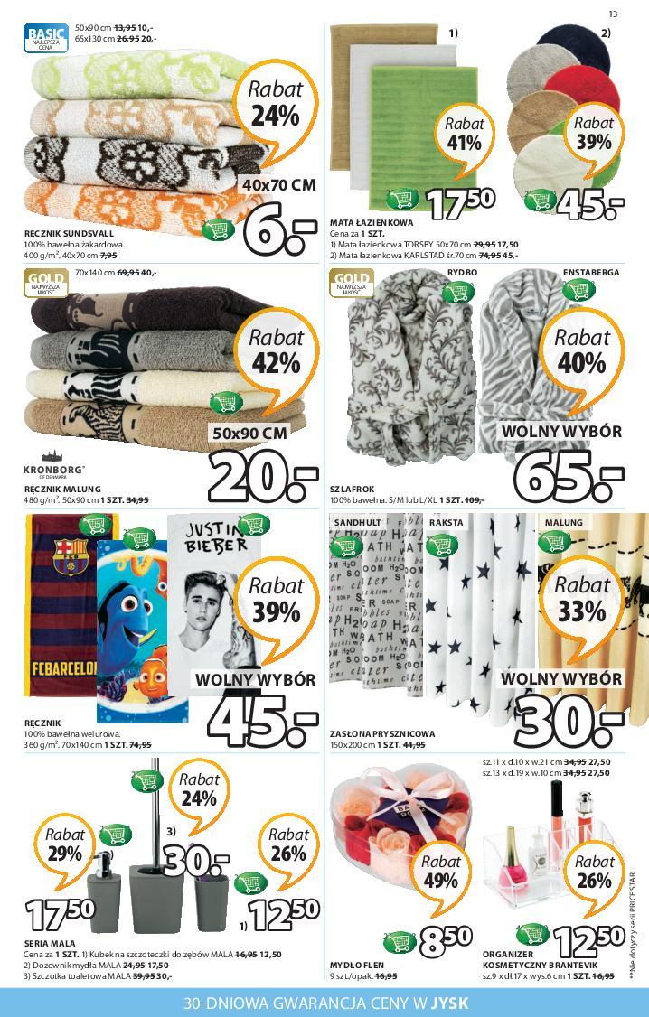 Gazetka promocyjna Jysk str. 13