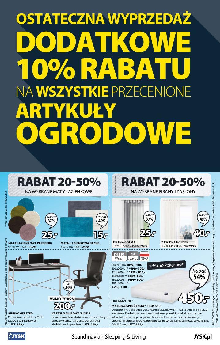 Gazetka promocyjna Jysk str. 8