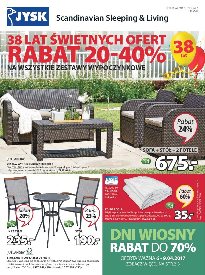 Gazetka promocyjna Jysk str. 1