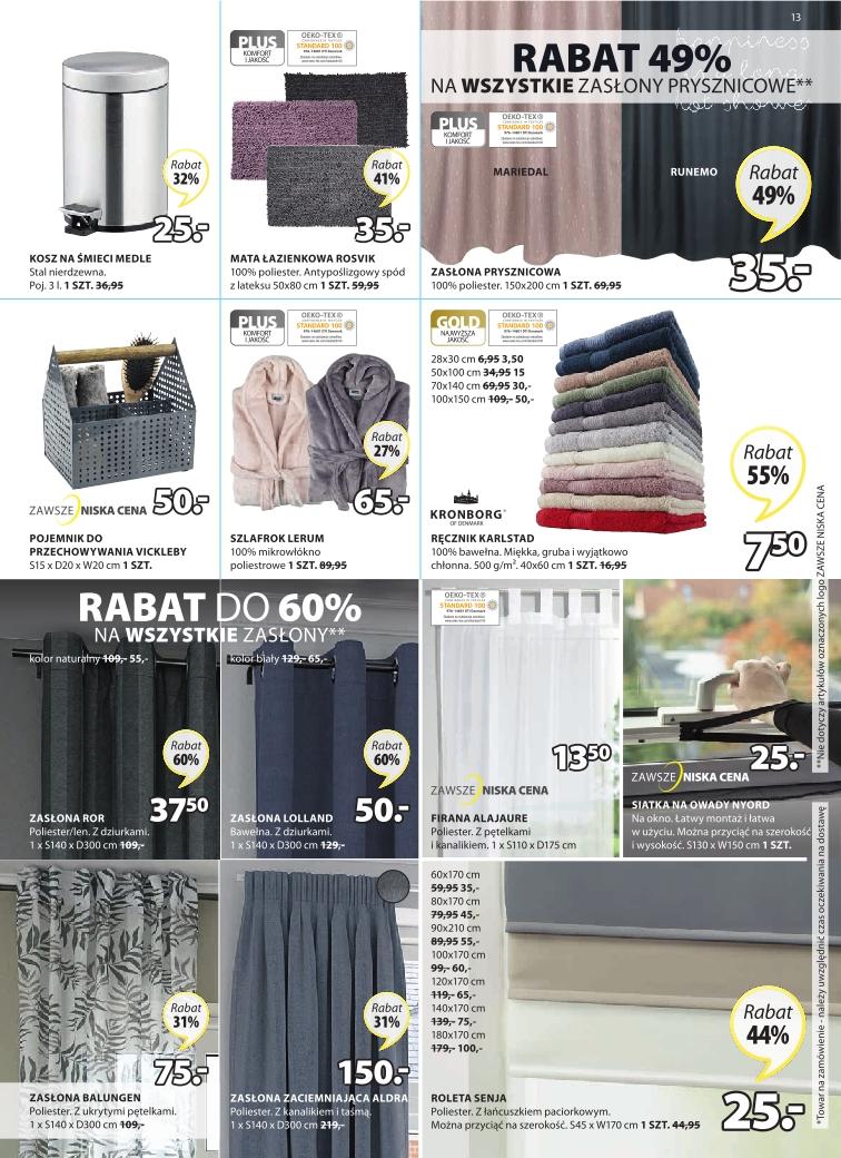 Gazetka promocyjna Jysk str. 13