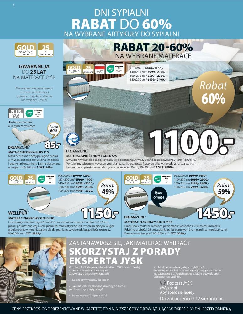 Gazetka promocyjna Jysk str. 2