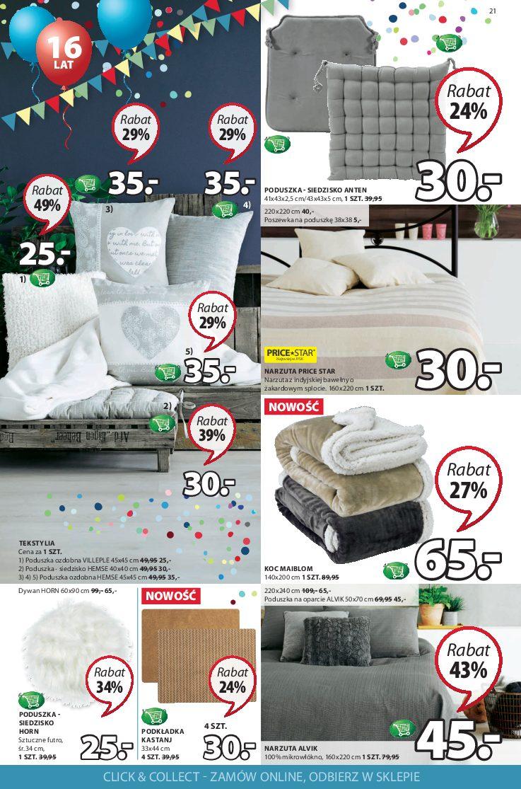 Gazetka promocyjna Jysk str. 21